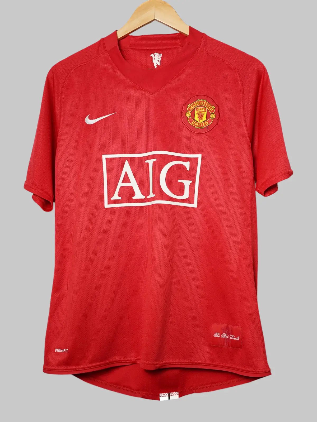 Manchester United Home Shirt 2007/9 Ronaldo 7 (M)