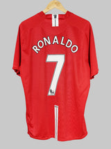 Manchester United Home Shirt 2007/9 Ronaldo 7 (XL)