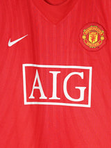 Manchester United Home Shirt 2007/9 Ronaldo 7 (XL)