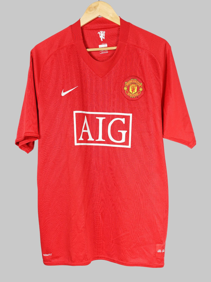Manchester United Home Shirt 2007/9 Ronaldo 7 (XL)