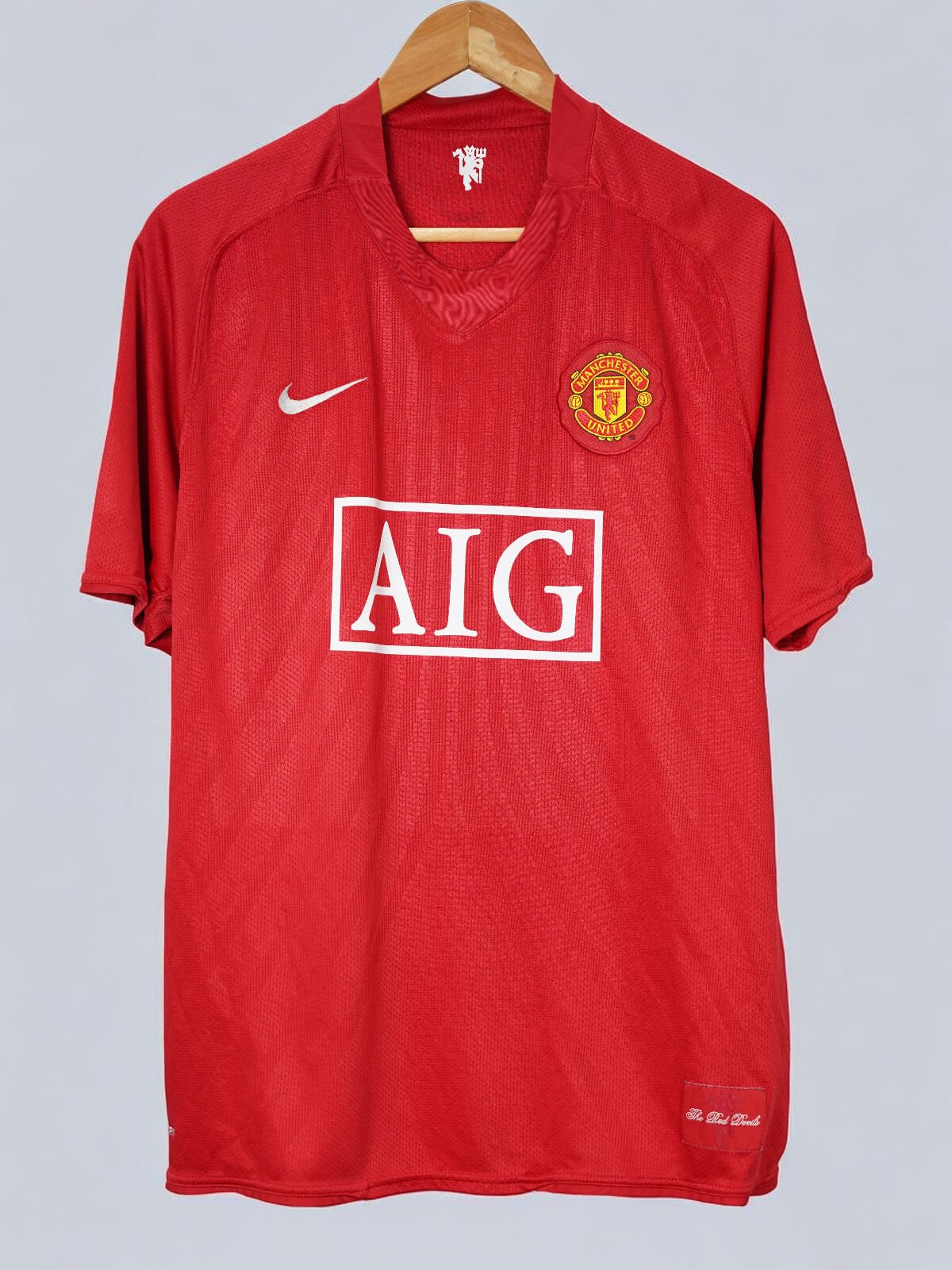 Manchester United Home Shirt 2007/9 Ronaldo 7 (XL)