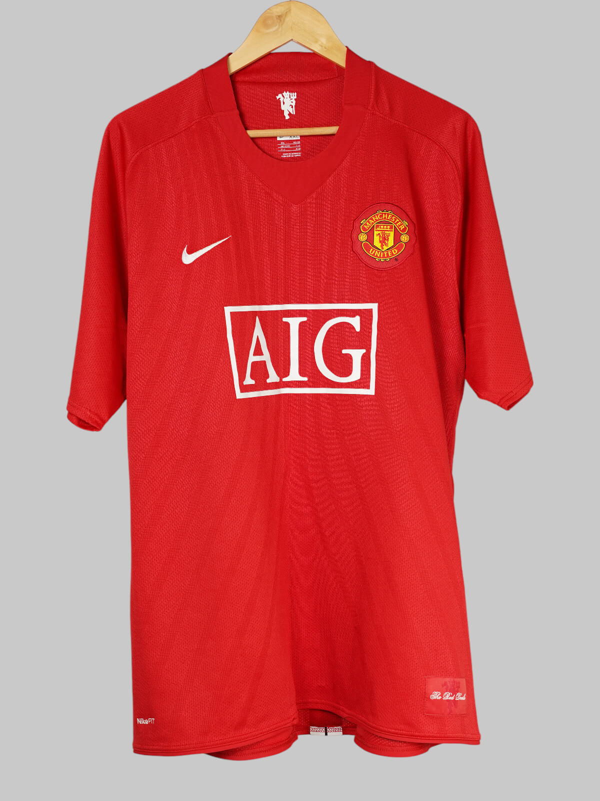  Manchester United シャツ 赤 Manchester United Home Football Shirt 2007/8, 2008/9 - Ronaldo #7