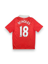 Manchester United Home Shirt 2010/11 Scholes #18 - 8/10 - M