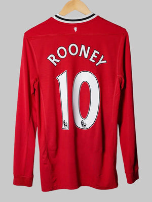 Manchester United Home Shirt 2011/12 L/S Rooney 10 (S)