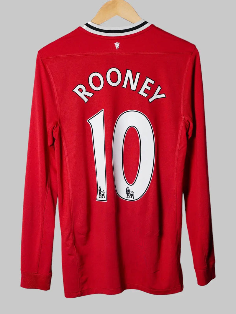 Manchester United Home Shirt 2011/12 L/S Rooney 10 (S)