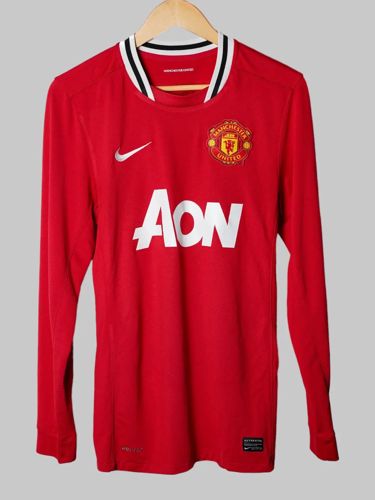 Manchester United Home Shirt 2011/12 L/S Rooney 10 (S)