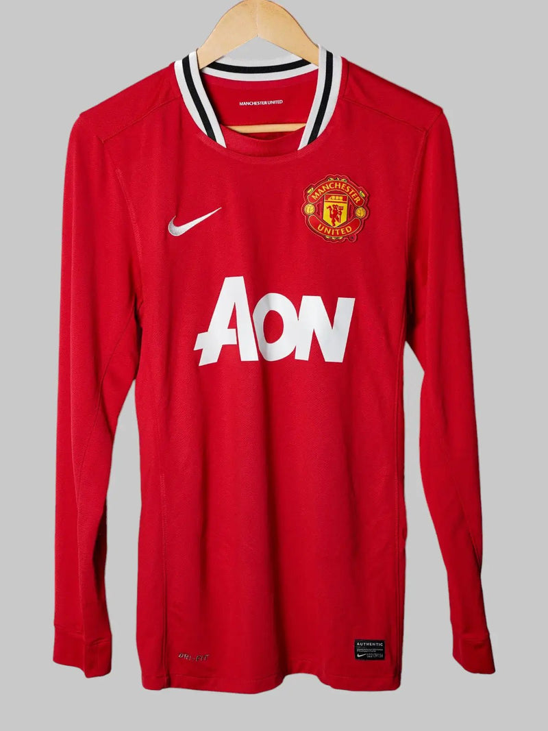 Manchester United Home Shirt 2011/12 L/S Rooney 10 (S)
