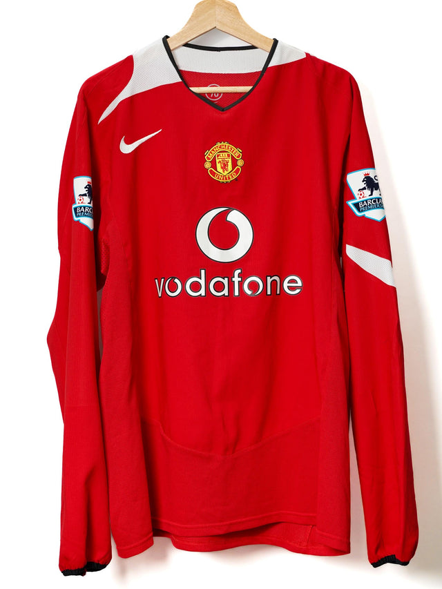 Manchester United Home Shirt L/S 2004/6 Ronaldo 7 (XL)