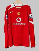 Manchester United Home Shirt L/S 2004/6 Ronaldo 7 (XL)