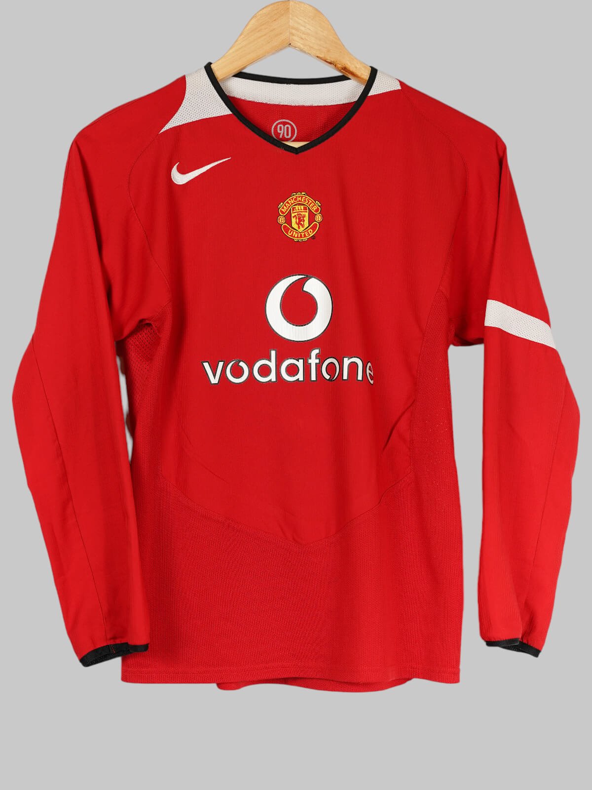 2004-06 Manchester United Ronaldo #7 Home Shirt L/S (XL Kids) Nike