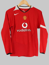 Manchester United Home Shirt L/S 2004/6 Ronaldo 7 (XL Kids)
