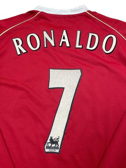 Manchester United Home Shirt L/S 2006/7 Ronaldo #7 - 10/10 - L