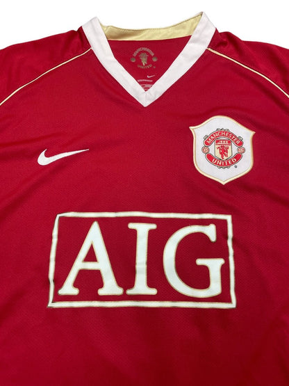 Manchester United Home Shirt L/S 2006/7 Ronaldo #7 - 10/10 - L