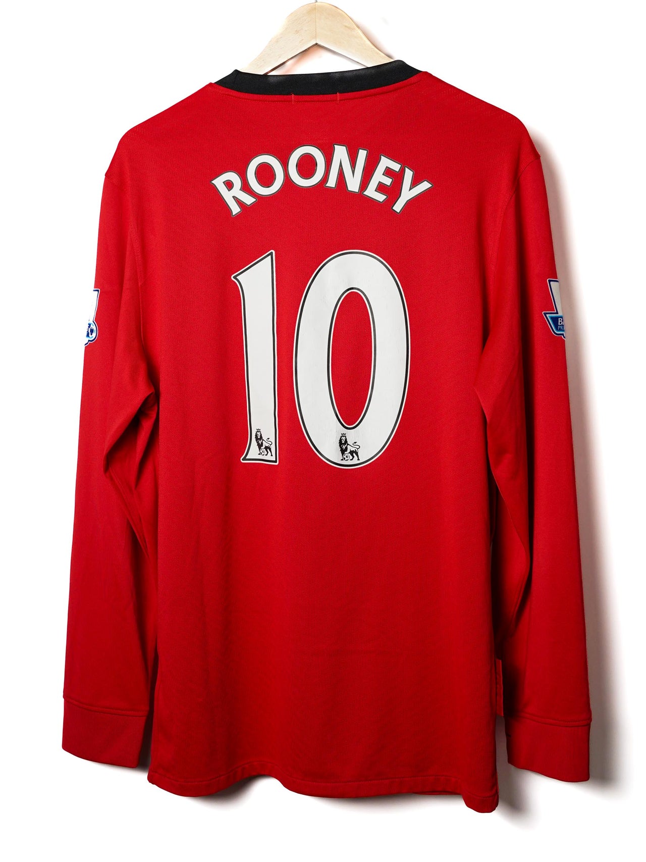 Manchester United Home Shirt L/S 2009/10 Rooney 10 (L)