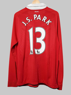 Manchester United Heimtrikot L/S 2010/11 J.S. Park (L)