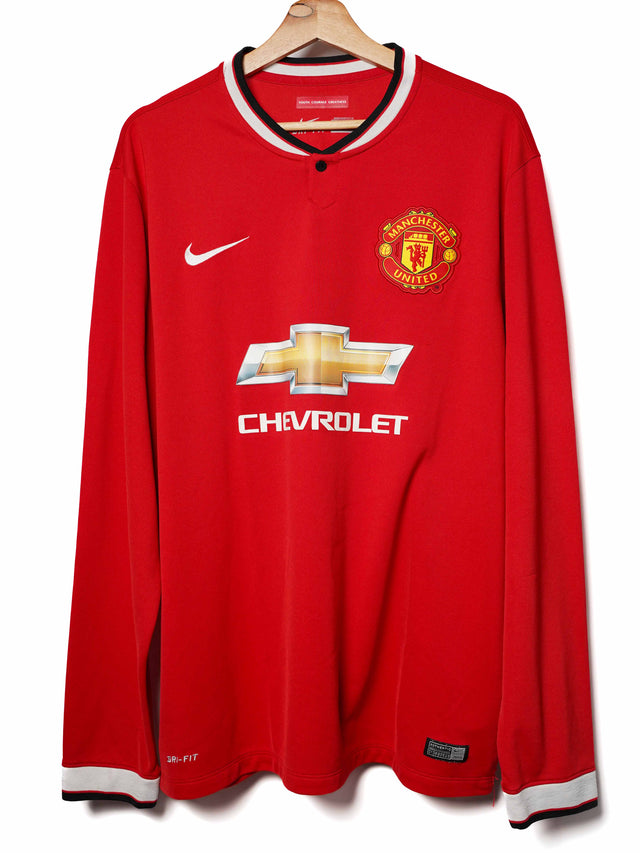 Manchester United Home Shirt L/S 2014/15 Rooney 10 (XL)