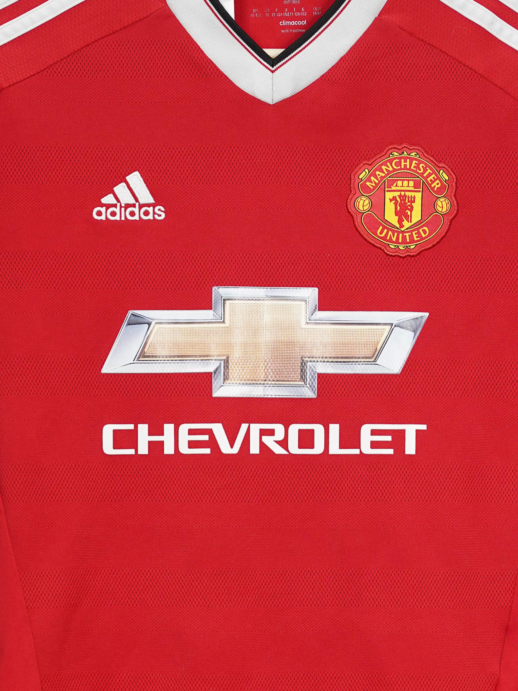 Manchester United Home Shirt L/S 2015/16 (M Kids)