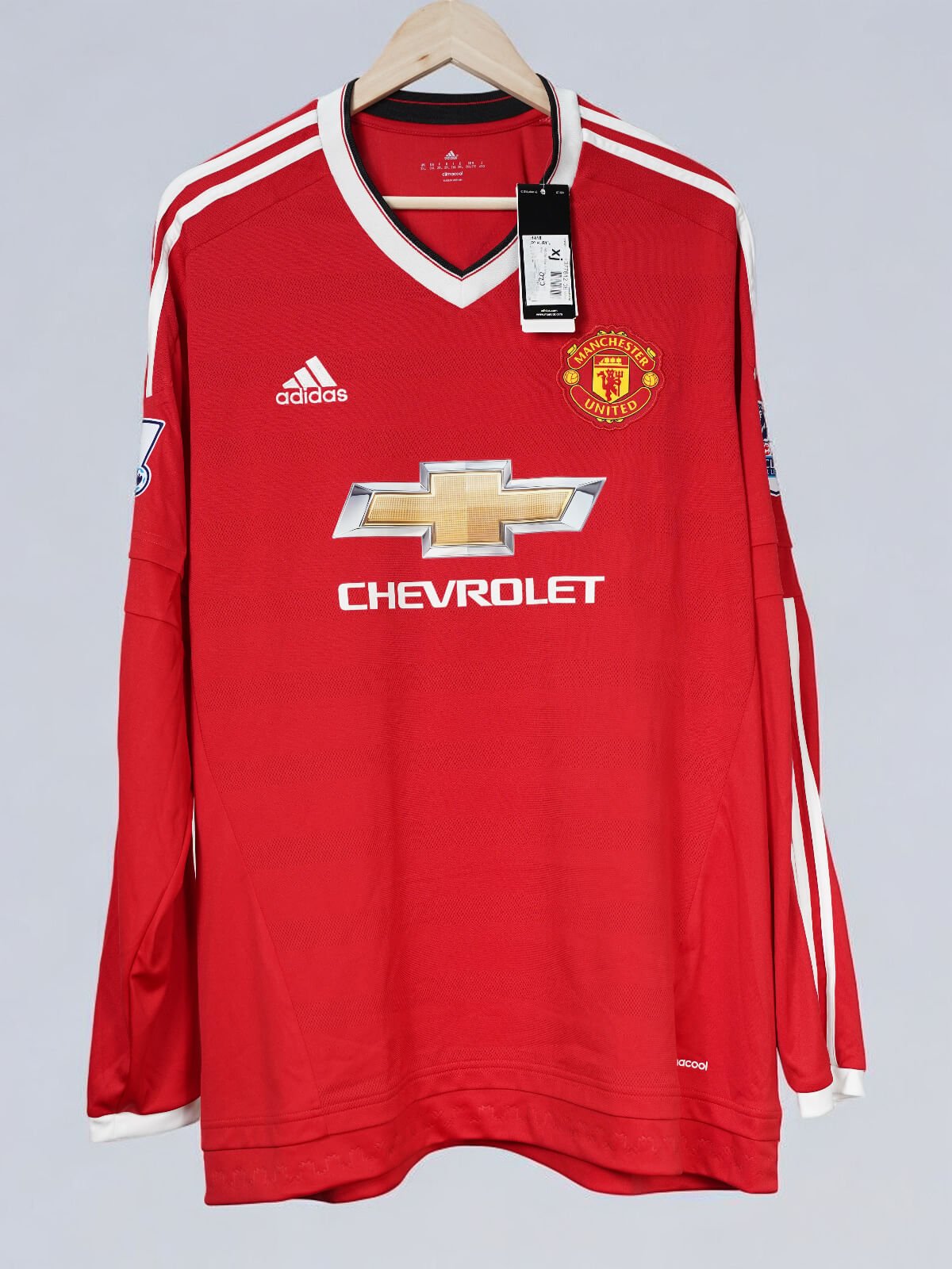 Manchester United Home Shirt L/S 2015/16 Smalling 12 BNWT (XXL)