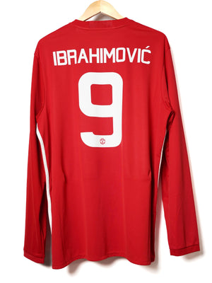 Manchester United Home Shirt L/S 2016/17 Ibrahimovic 9 (XL)
