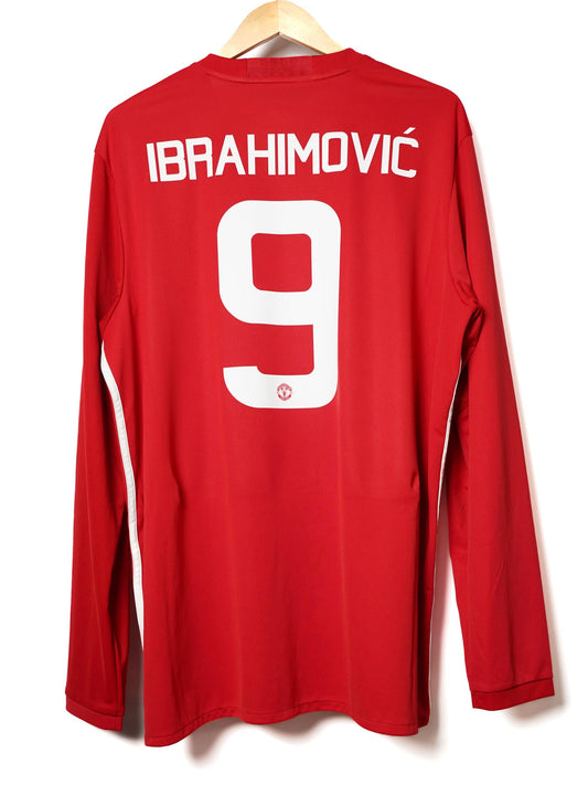 Manchester United Home Shirt L/S 2016/17 Ibrahimovic 9 (XL)