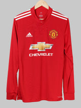 Manchester United Home Shirt L/S 2017/18 Pogba 6 (M)