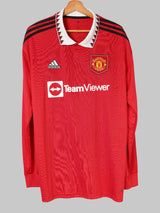 Manchester United Home Shirt L/S 2022/23 Ronaldo 7 (L)