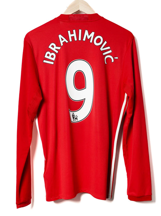 Manchester United L/S Home Shirt 2015/16 Ibrahimovic 9 (M)