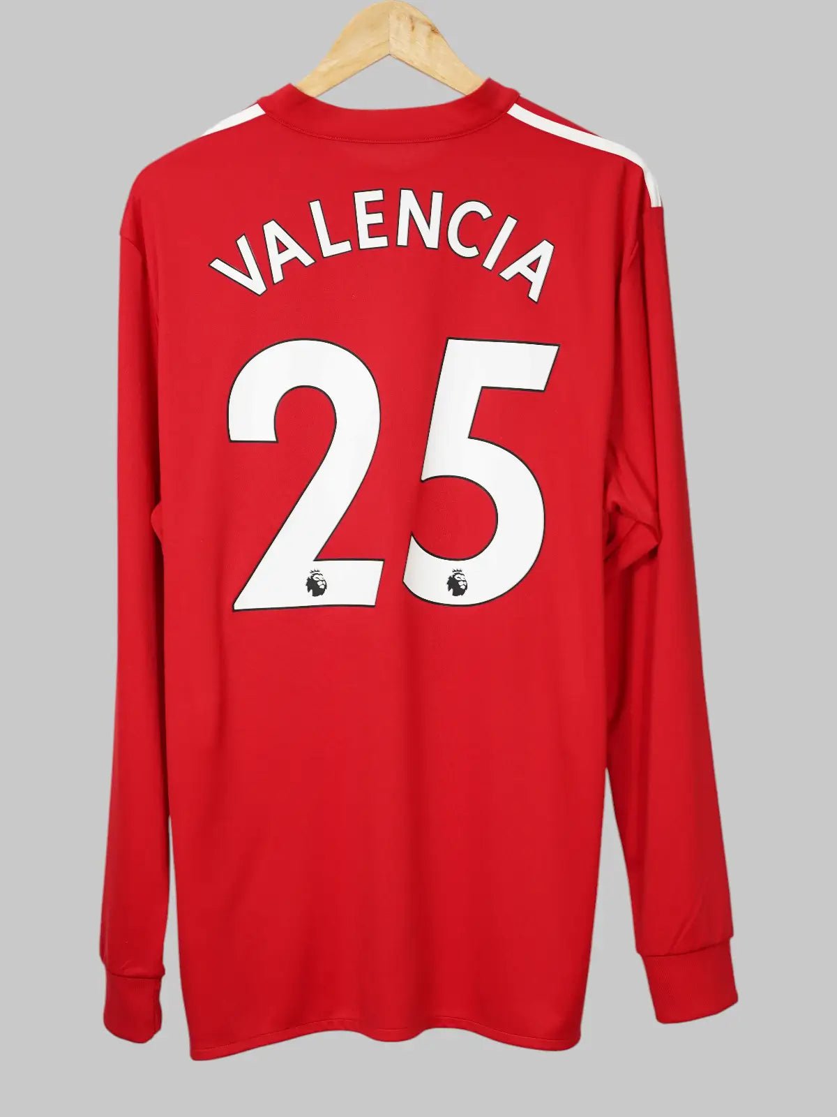 Manchester United L/S Home Shirt 2017/18 Valencia 25 (XL)