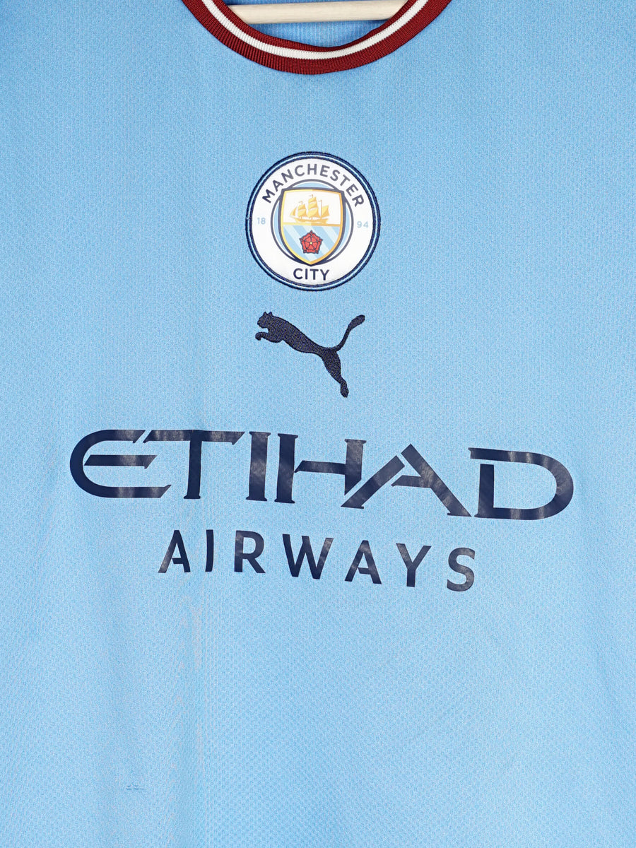 2022/23 Manchester City Haaland #9 Home Shirt (M)