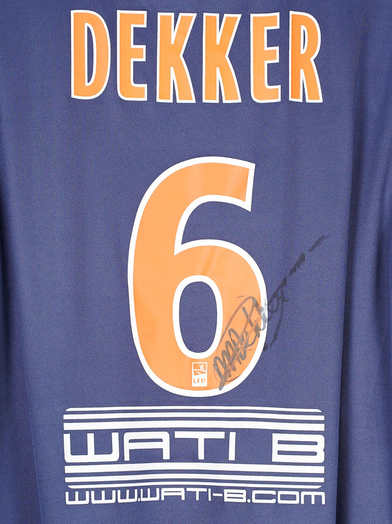 Montpellier Home Shirt 2016/17 Dekker 6 Match Issued & Signed (M Women)