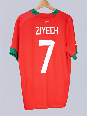 Morocco Home Shirt 2022/23 Ziyech 7 (L)