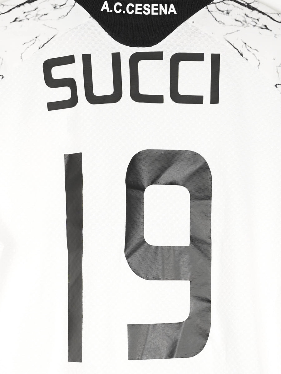 2015/16 AC Cesena Succi #19 Home Shirt Match Worn/Issued Signed (XL)