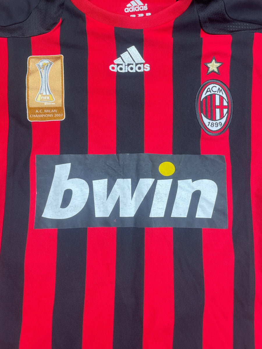 2007/8 AC Milan #7 Home Shirt (M Kids)