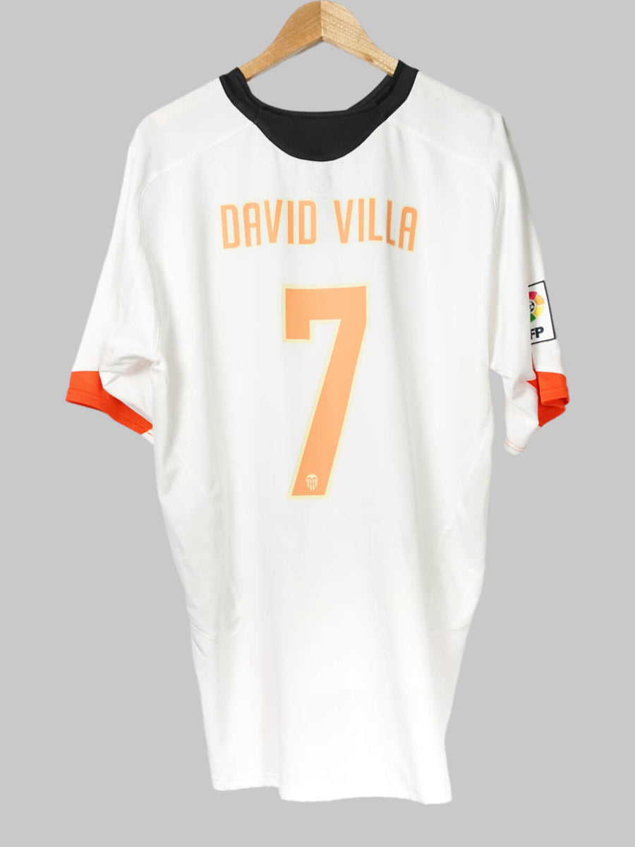 2005/6 Valencia David Villa #7 Home Shirt (XL)