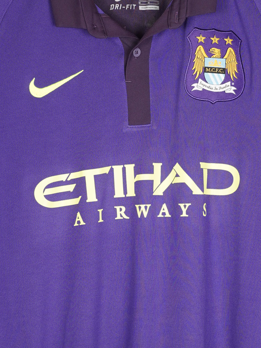 2014/15 Manchester City Jovetic #35 Third Shirt (M)