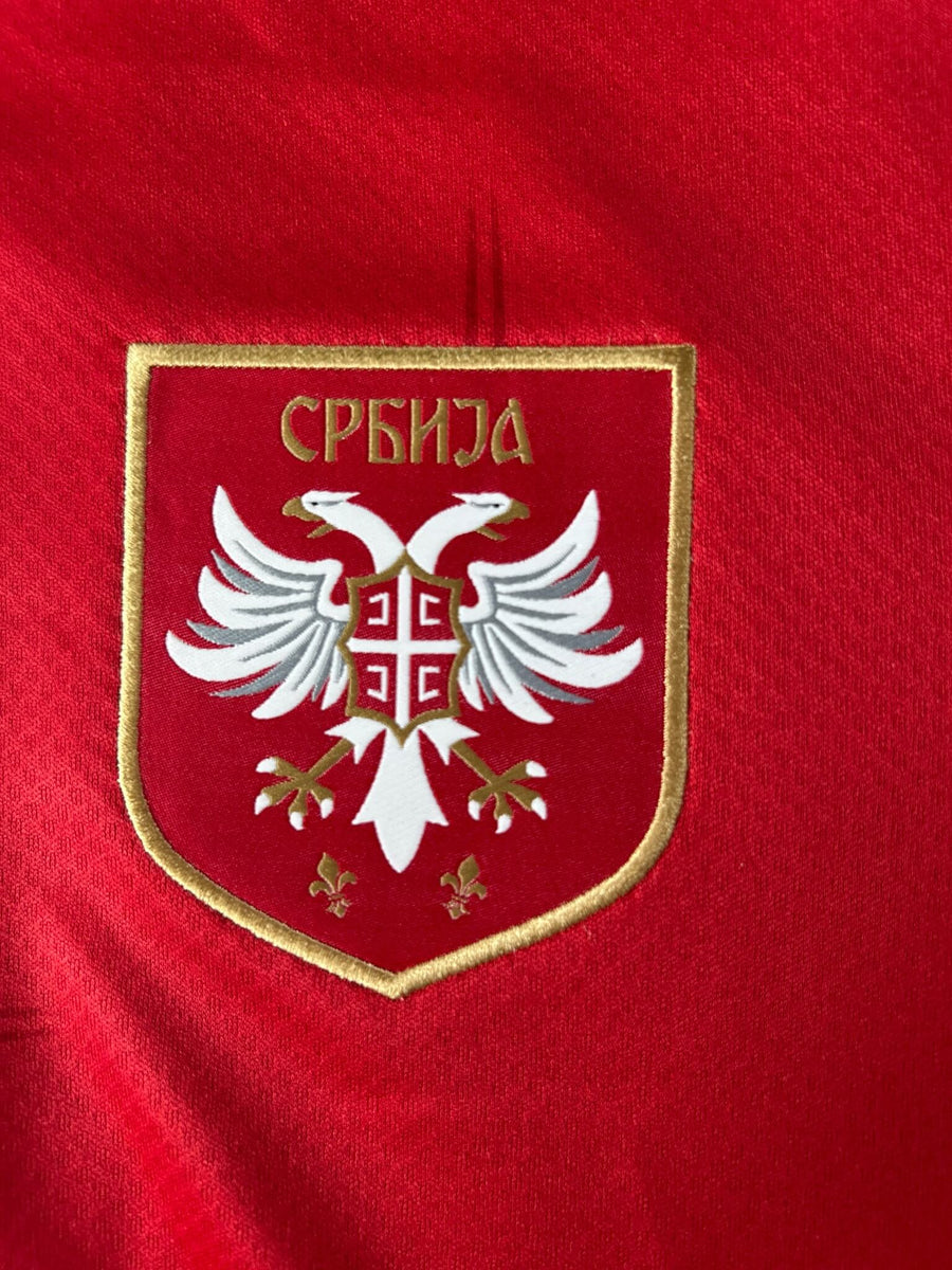 2022/23 Serbia Home Shirt Vlahovic #18 (M)