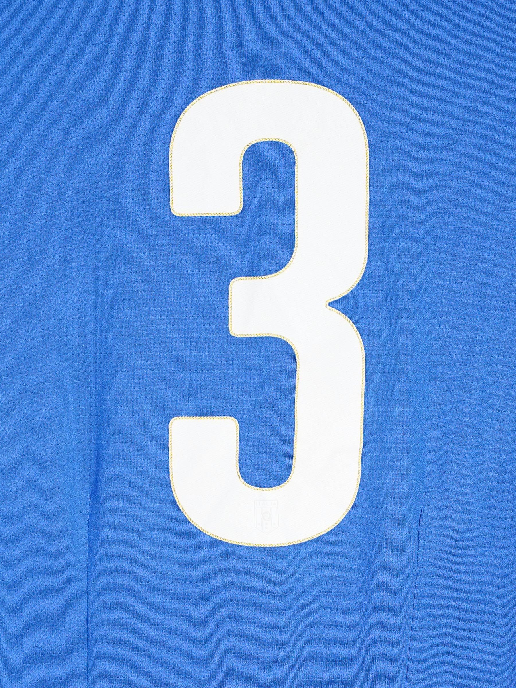 Italy Home Shirt 2014/15 #3 (XL)