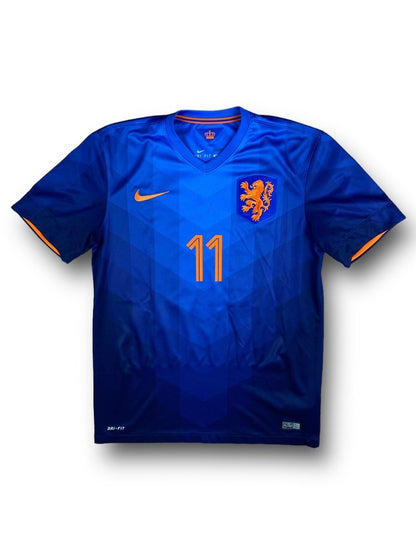 Netherlands Away Shirt 2014 Robben #11 - 10/10 - M