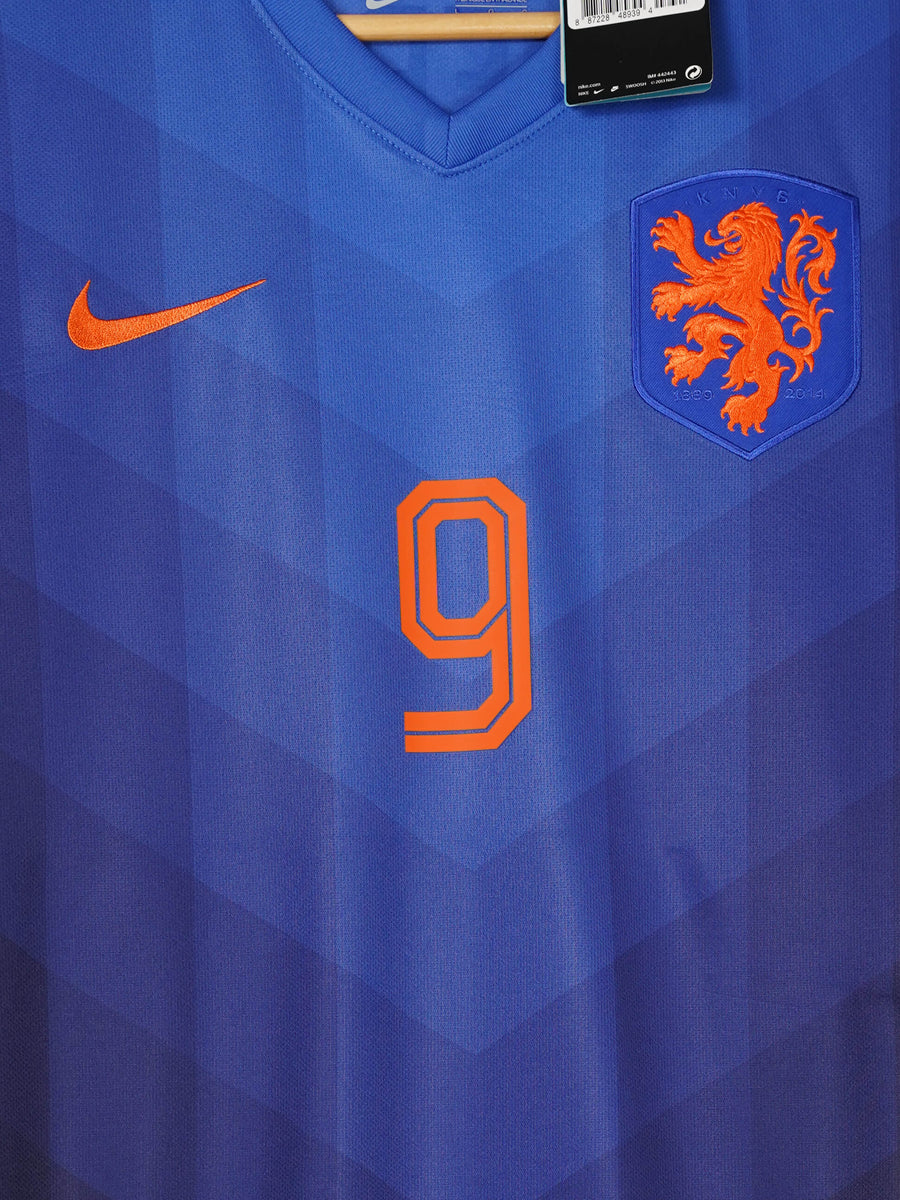 Netherlands Away Shirt 2014/15 BNWT V.Persie 9 (L)