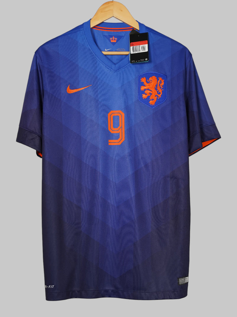 Netherlands Away Shirt 2014/15 BNWT V.Persie 9 (L)