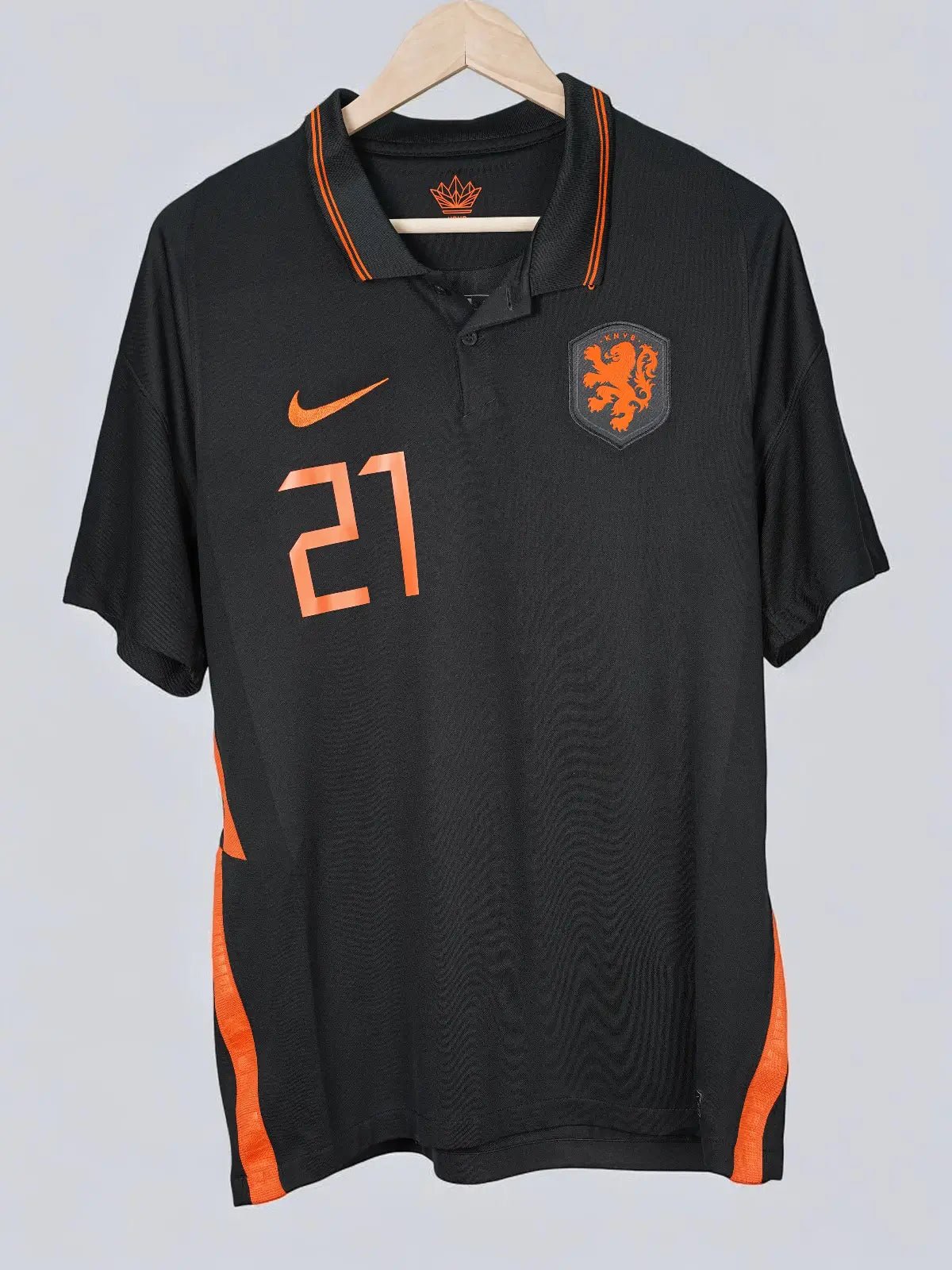 Netherlands Away Shirt 2020/21 F. De Jong 21 (L)