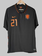 Netherlands Away Shirt 2020/21 F. De Jong 21 (XL)