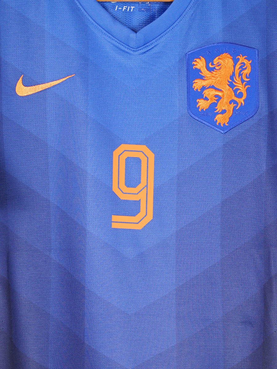 Netherlands Away Shirt Player Issue 2014/15 V.Persie 9 (L)