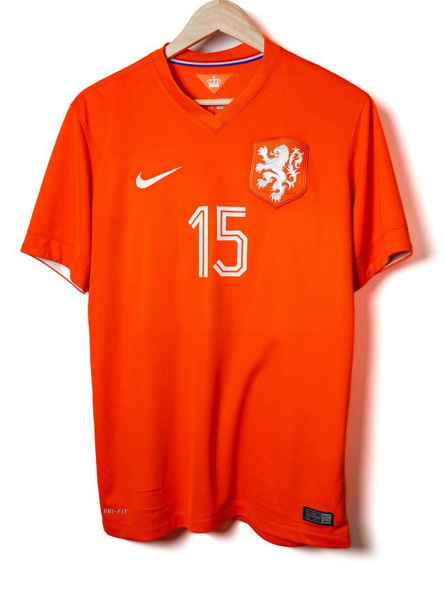 Netherlands Home Full Kit 2014/15 Kuyt 15 (M)