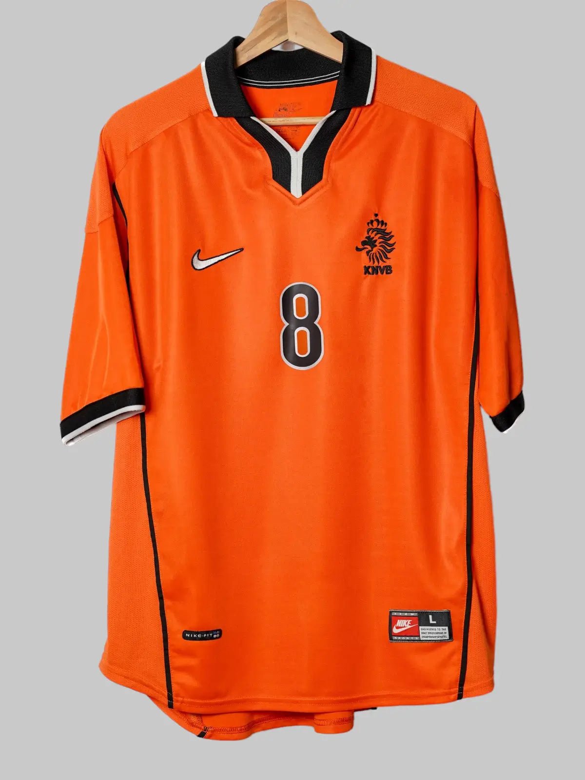 Netherlands Home Shirt 1998/99 Bergkamp 8 (L)
