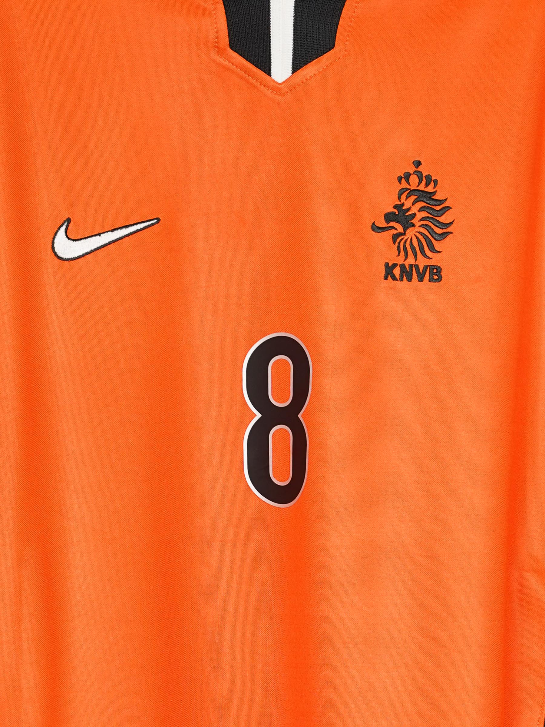 1998/99 Netherlands Bergkamp #8 Home Shirt (XL) Nike – First11