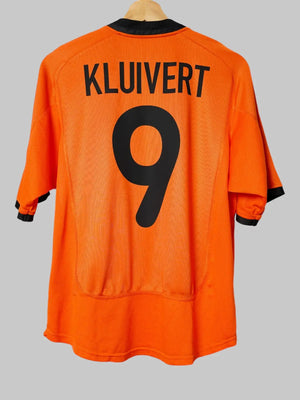 Camiseta local Holanda 2000/02 Kluivert 9 (M)