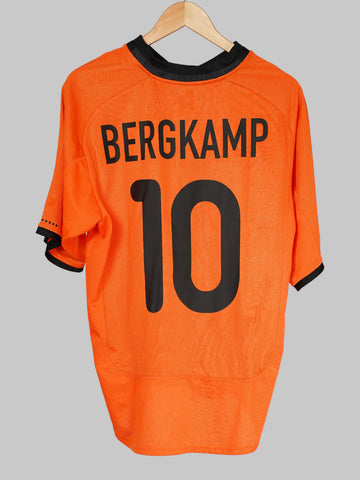 Netherlands Home Shirt 2000/1 Bergkamp 10 (L)