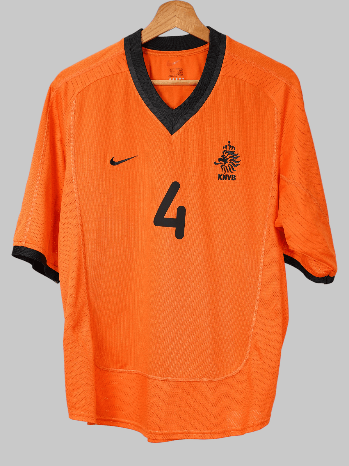 Netherlands Home Shirt 2000/1 F. de Boer 4 (M)