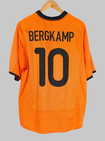 Netherlands Home Shirt 2000/2 Bergkamp 10 (L)